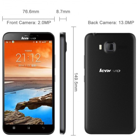 Lenovo A916  8 magos, 1GB RAM, 8GB ROM, 2sim, 13MP