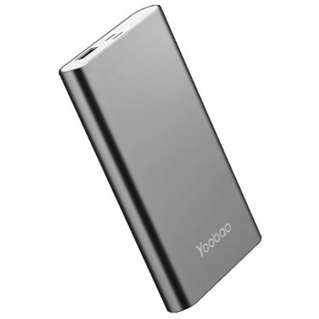 YooBao PL10 külső akkumulátor, 10.000 mAh - SZÜRKE 9.999;-Ft